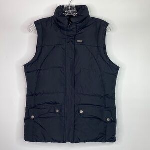 Vintage Oakley Black Down Puffer Vest Regular Fit Medium